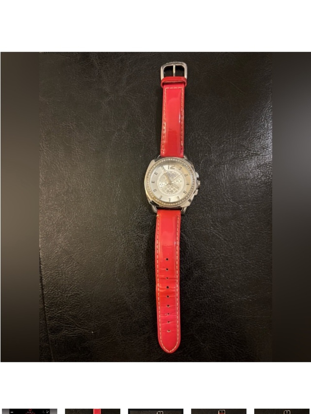 COACH Pink STRAP Patent Leather